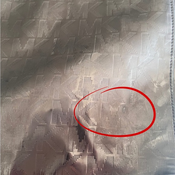 MK (inspired) TOTE BAG IN BRONZE AND TAN - Picture 5 of 7